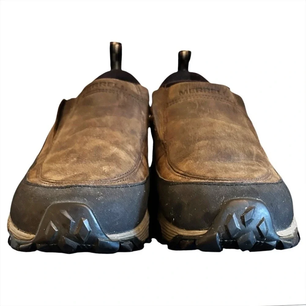 Merrell Coldpack Ice + Moc Waterproof Shoes Mens 13 WIDE Vibram Sole Artic Grip